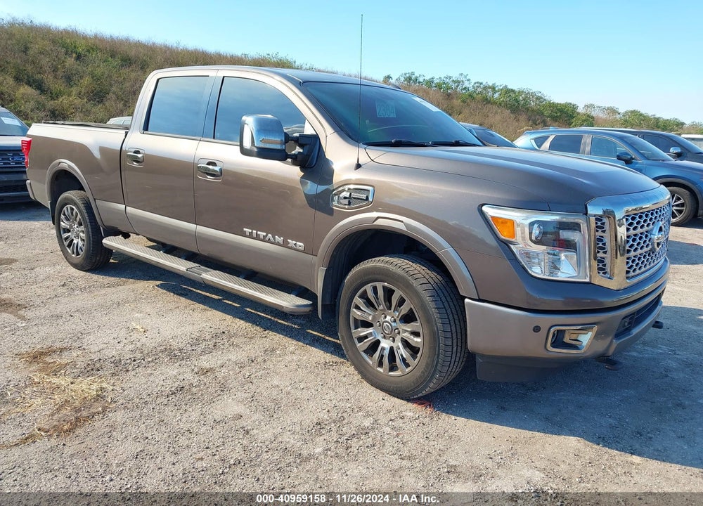 2017 NISSAN TITAN XD PLATINUM RESERVE DIESEL VIN: 1N6BA1F41HN540572