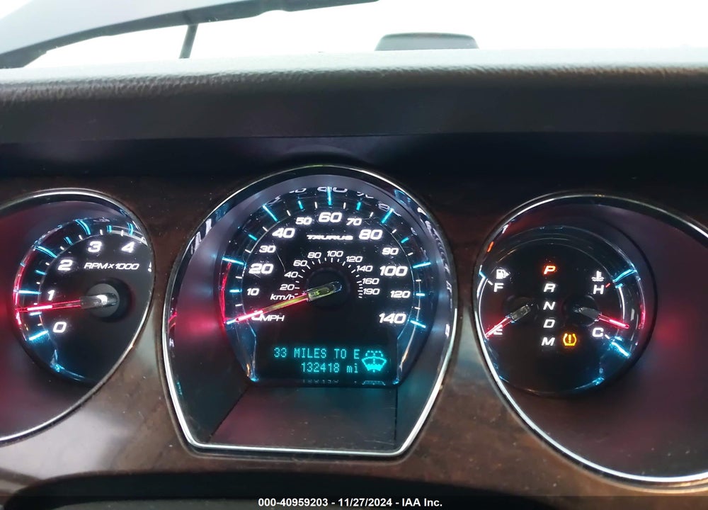 2011 FORD TAURUS SEL VIN: 1FAHP2EW8BG189603