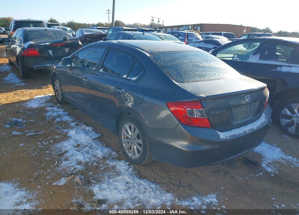 2012 HONDA CIVIC EX-L VIN: 2HGFB2F96CH598117