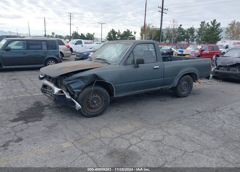1993 TOYOTA PICKUP 1/2 TON SHORT WHLBSE DX VIN: JT4RN81P7P5167276