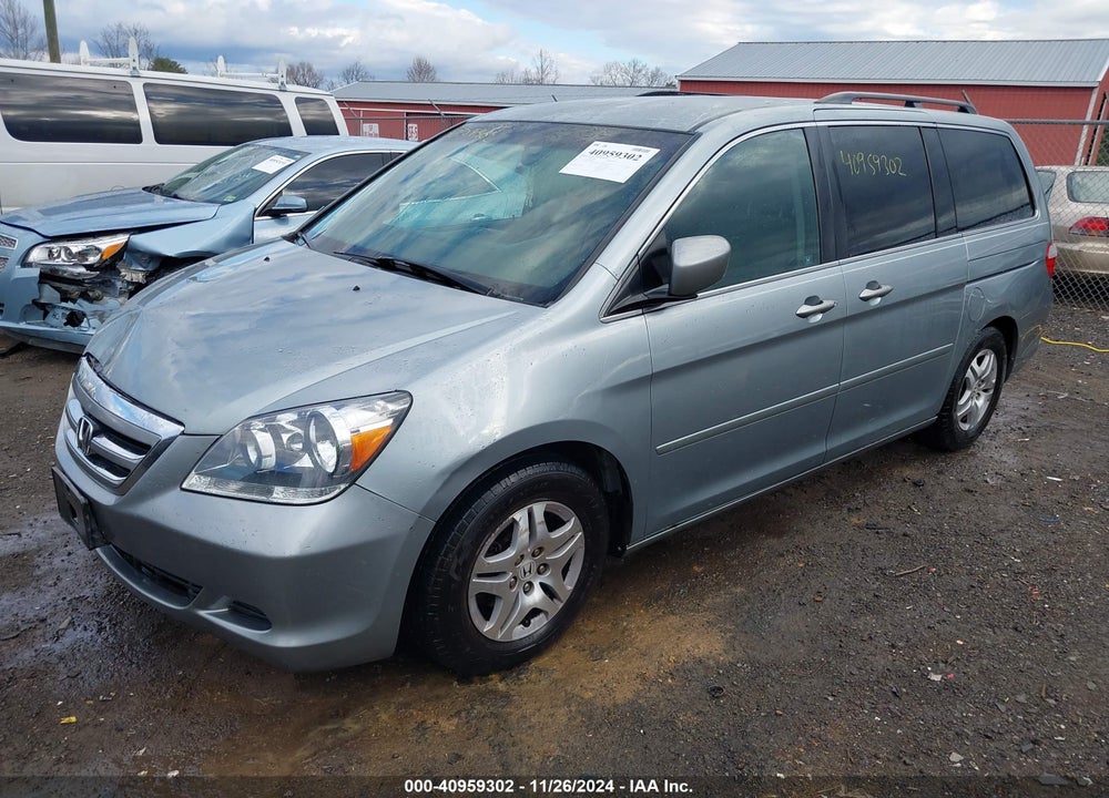 2007 HONDA ODYSSEY EX VIN: 5FNRL38427B089881