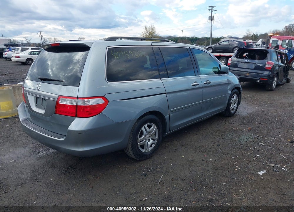 2007 HONDA ODYSSEY EX VIN: 5FNRL38427B089881