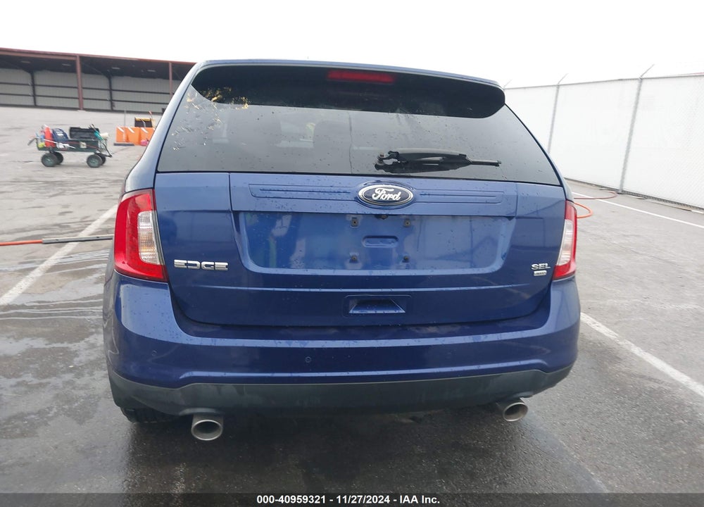 2013 FORD EDGE SEL VIN: 2FMDK4JC5DBA94467
