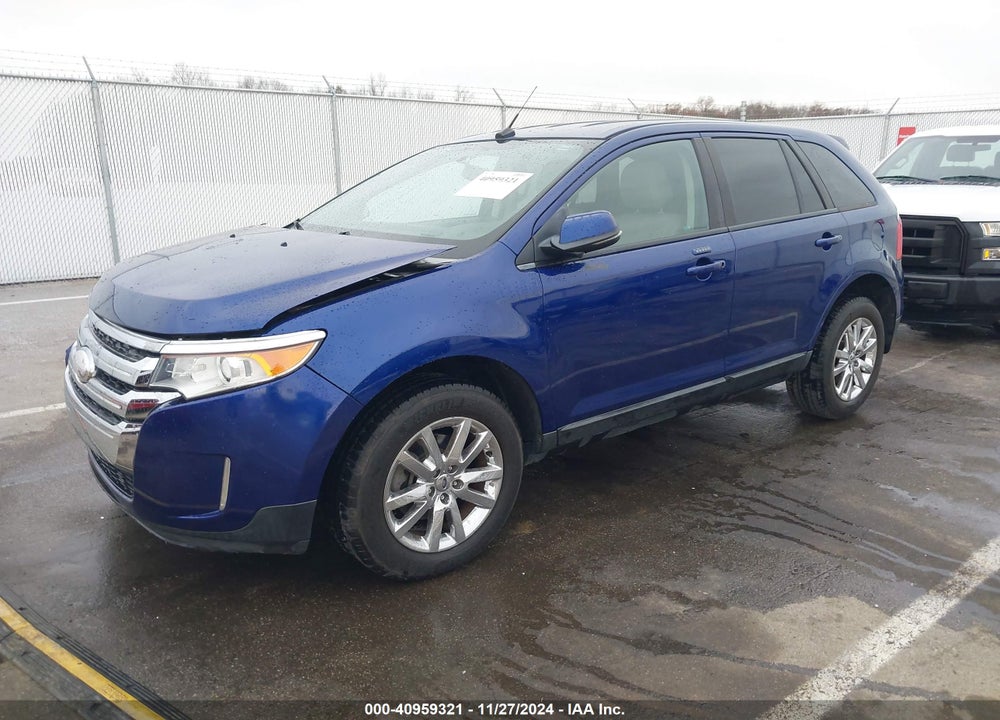 2013 FORD EDGE SEL VIN: 2FMDK4JC5DBA94467