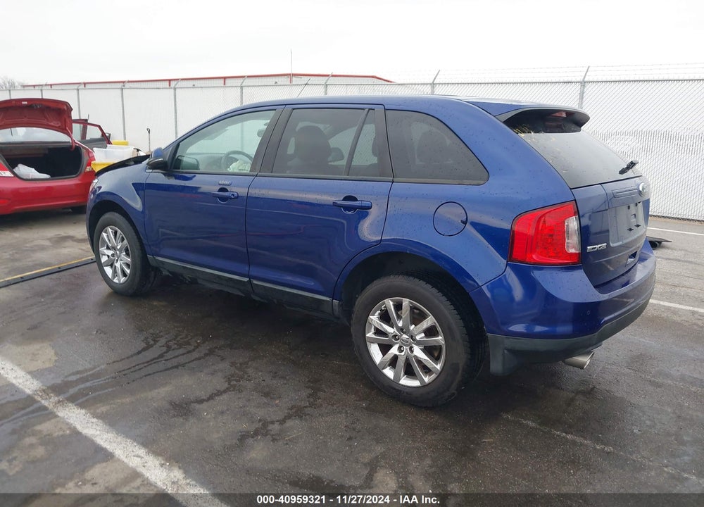 2013 FORD EDGE SEL VIN: 2FMDK4JC5DBA94467
