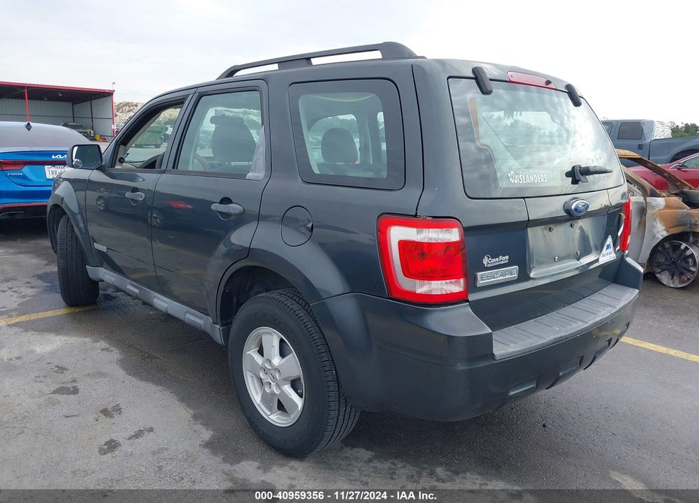 2008 FORD ESCAPE XLS/XLS MANUAL VIN: 1FMCU02Z08KA91179