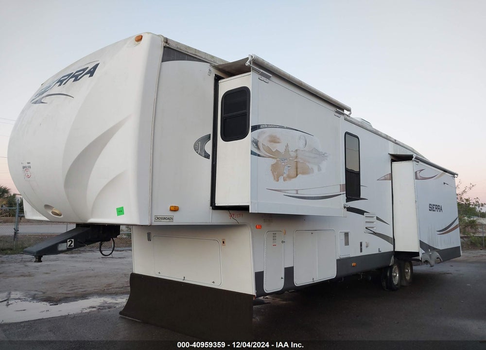 2011 FOREST RIVER SIERRA TRAVEL TRAILER VIN: 4X4FSEM22BJ036163