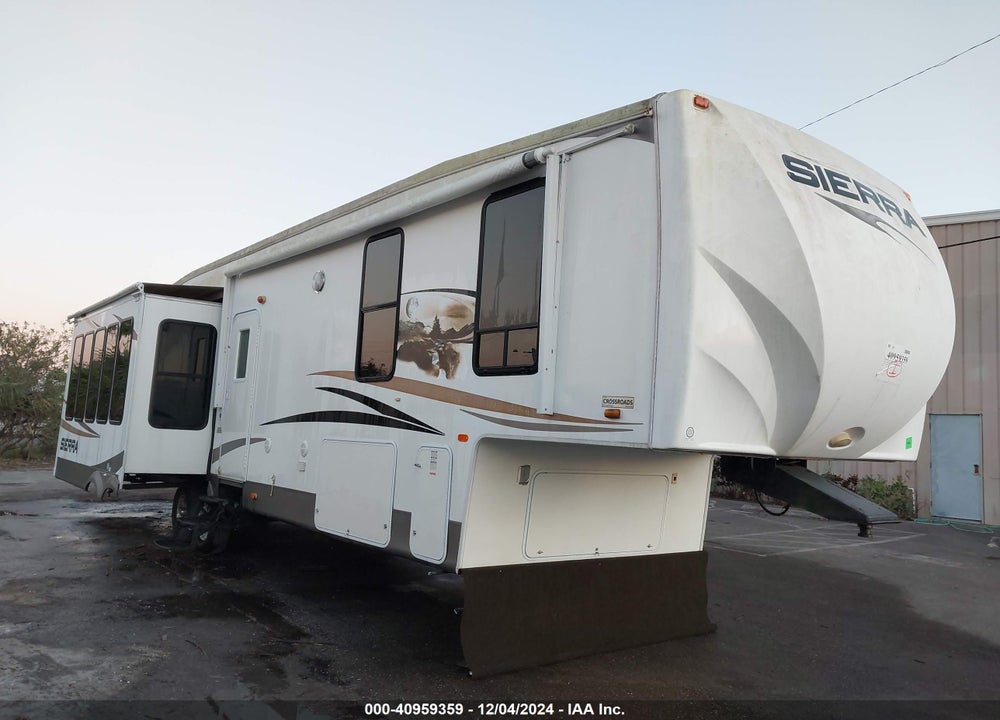 2011 FOREST RIVER SIERRA TRAVEL TRAILER VIN: 4X4FSEM22BJ036163