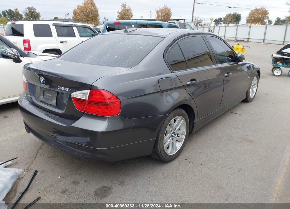 2007 BMW 328I VIN: WBAVC53547FZ80631