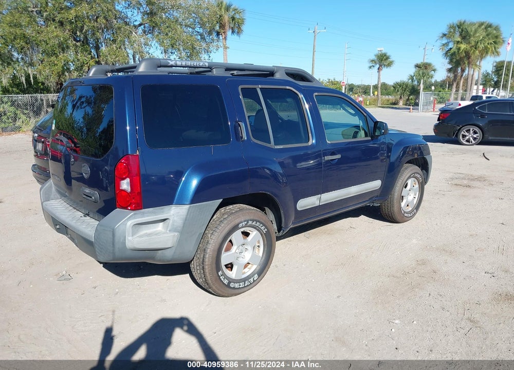 2006 NISSAN XTERRA S VIN: 5N1AN08W66C561532