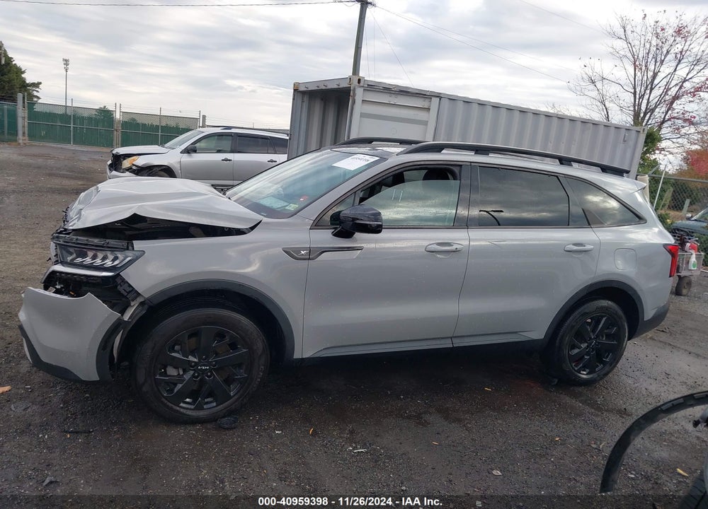2022 KIA SORENTO X-LINE S VIN: 5XYRLDLC0NG086293
