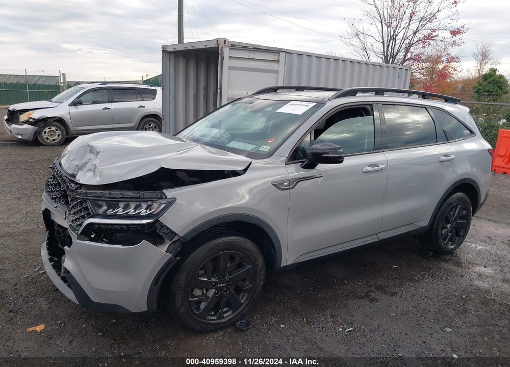 2022 KIA SORENTO X-LINE S VIN: 5XYRLDLC0NG086293