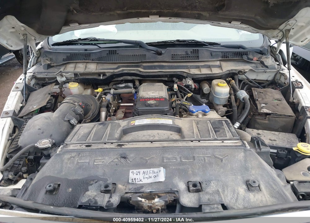 2010 DODGE RAM 2500 ST VIN: 3D7UT2CL8AG132629