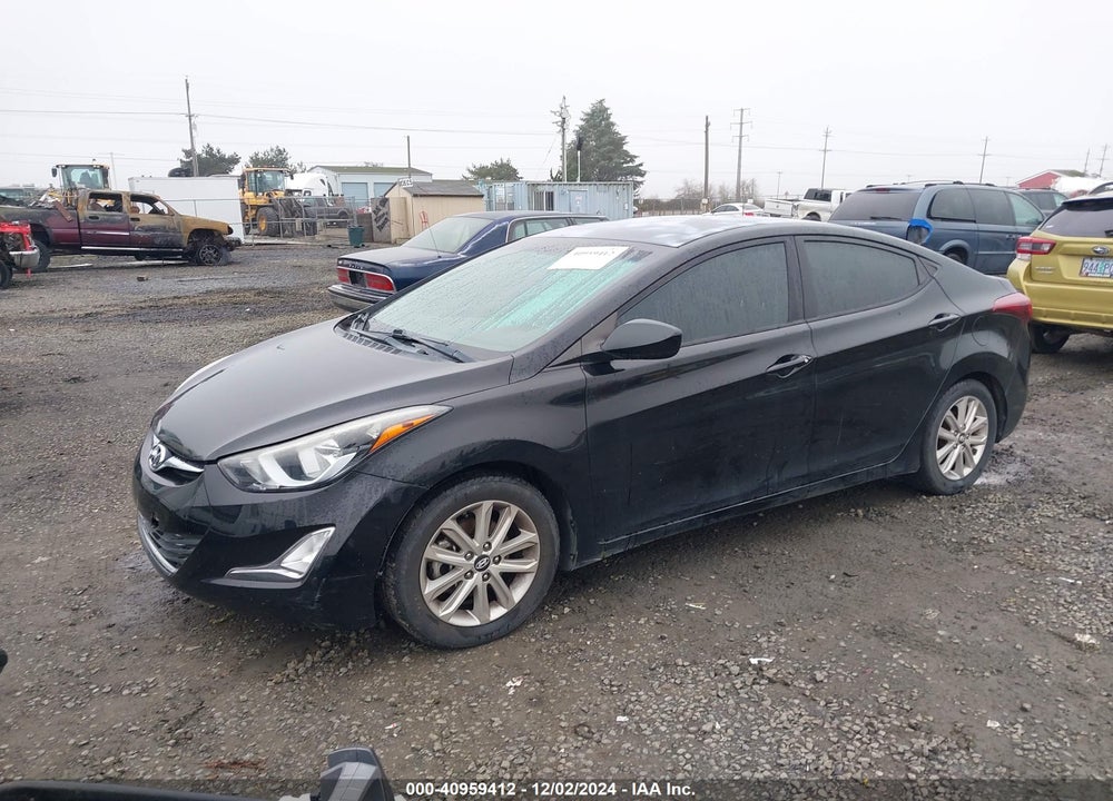 2014 HYUNDAI ELANTRA SE VIN: KMHDH4AE0EU172486