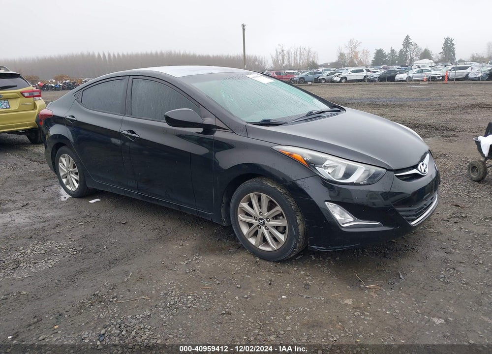 2014 HYUNDAI ELANTRA SE VIN: KMHDH4AE0EU172486