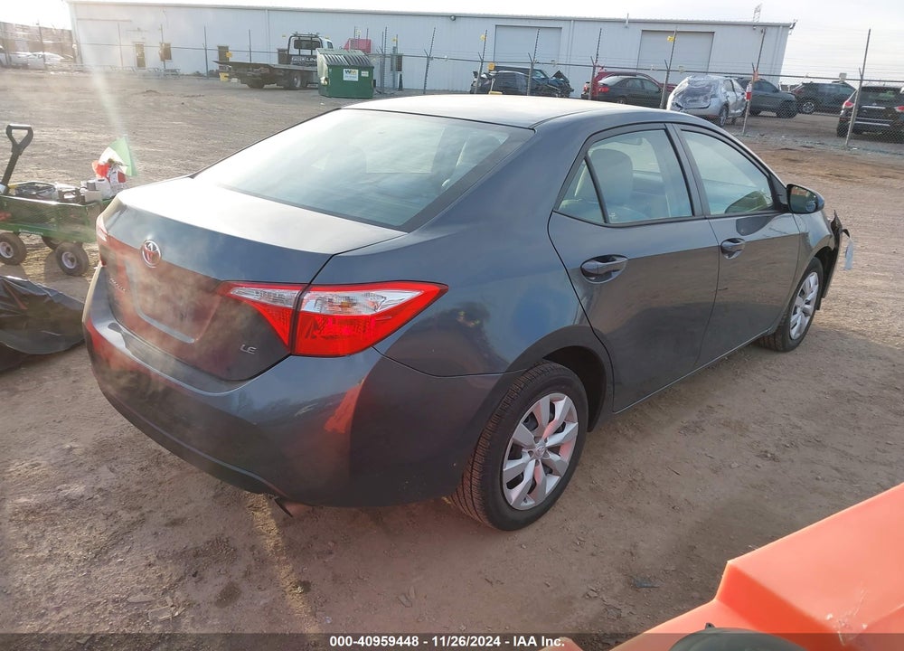 2016 TOYOTA COROLLA LE VIN: 5YFBURHE7GP423921