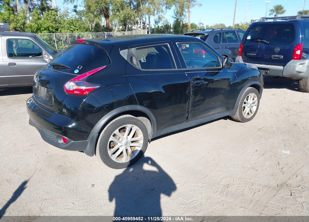 2015 NISSAN JUKE SL VIN: JN8AF5MR7FT504372