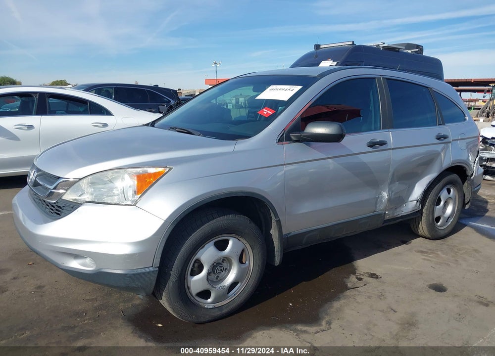 2010 HONDA CR-V LX VIN: 5J6RE3H34AL036051