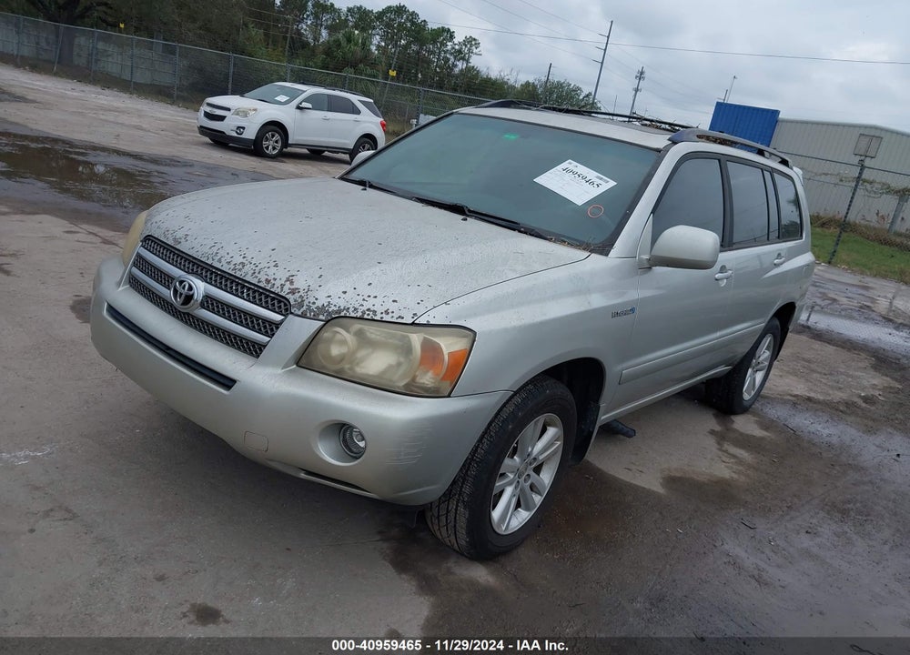 2007 TOYOTA HIGHLANDER HYBRID V6 VIN: JTEGW21A070022800