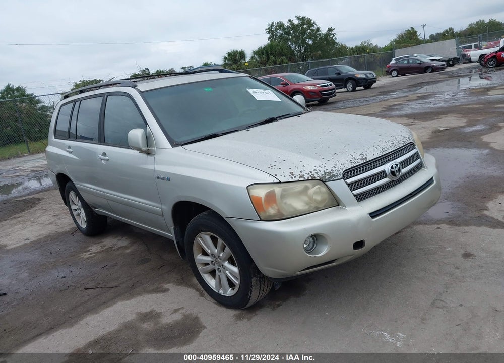 2007 TOYOTA HIGHLANDER HYBRID V6 VIN: JTEGW21A070022800