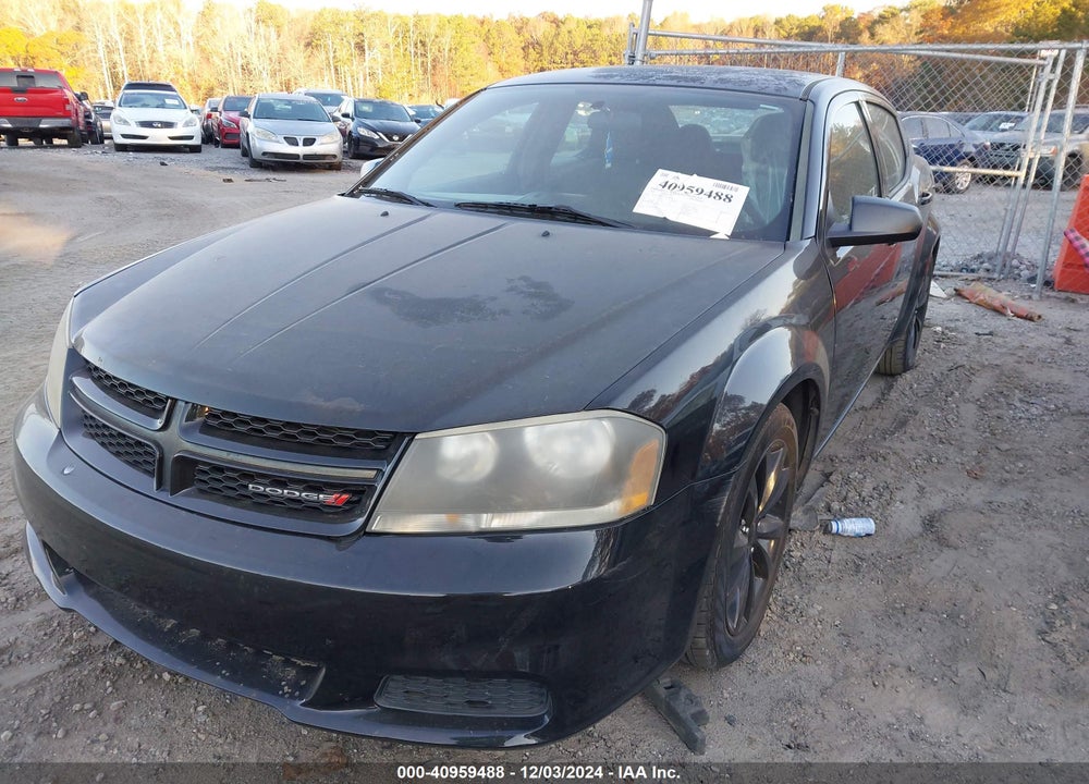2014 DODGE AVENGER VIN: 1C3CDZAB7EN233488