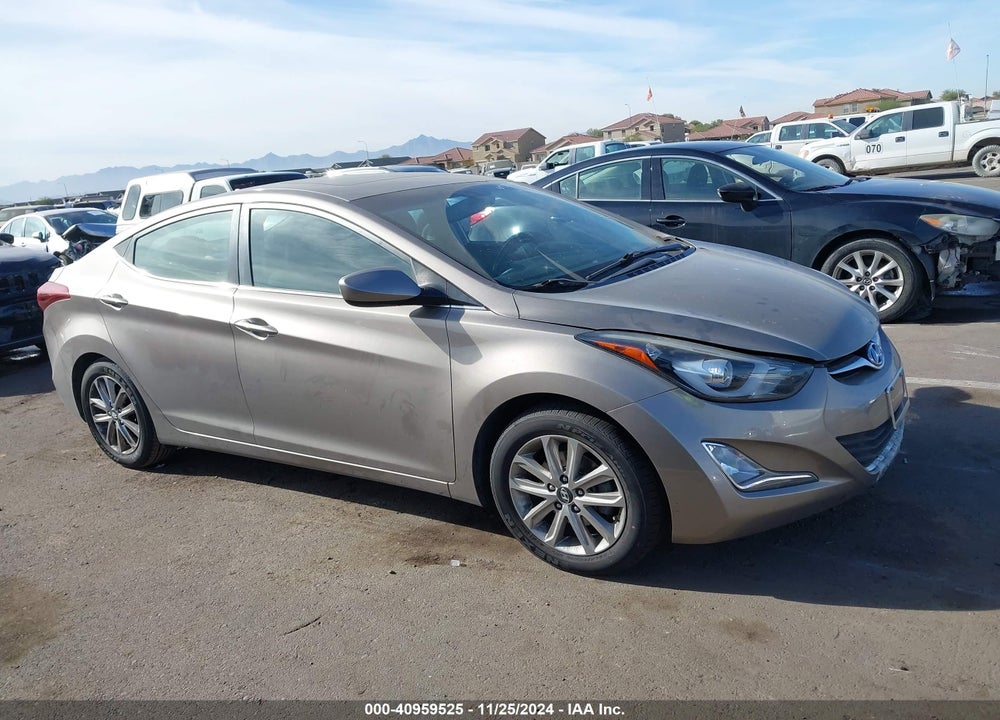 2015 HYUNDAI ELANTRA SE VIN: 5NPDH4AEXFH603190