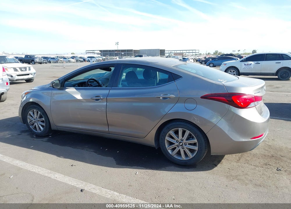 2015 HYUNDAI ELANTRA SE VIN: 5NPDH4AEXFH603190
