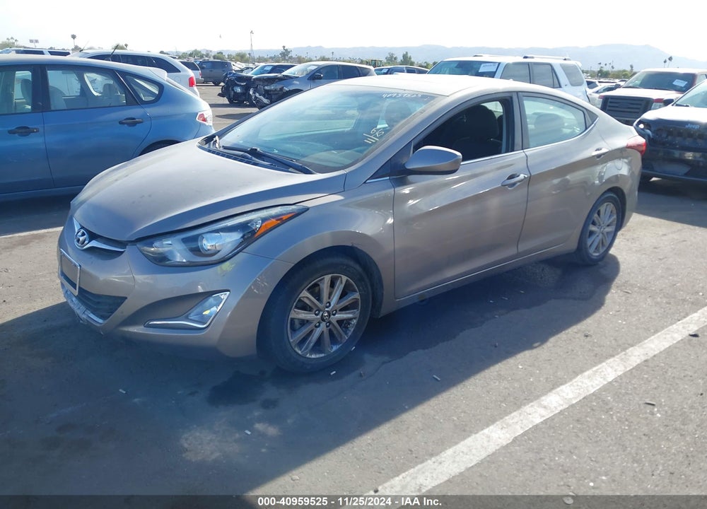 2015 HYUNDAI ELANTRA SE VIN: 5NPDH4AEXFH603190
