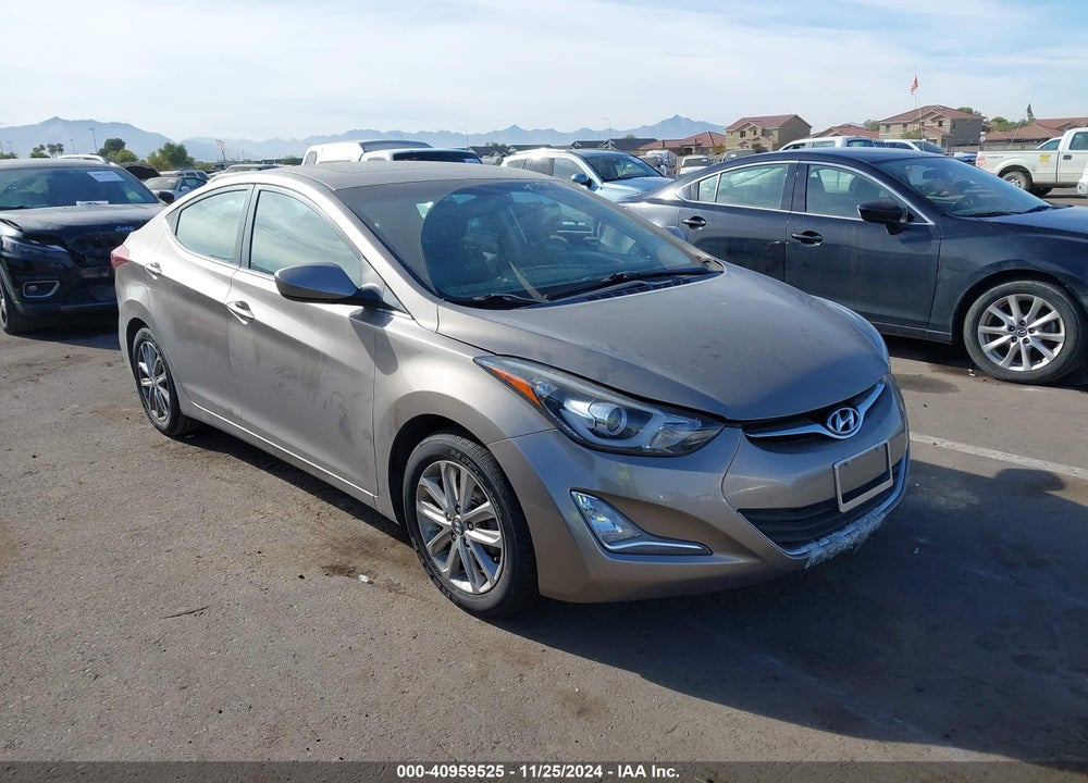 2015 HYUNDAI ELANTRA SE VIN: 5NPDH4AEXFH603190