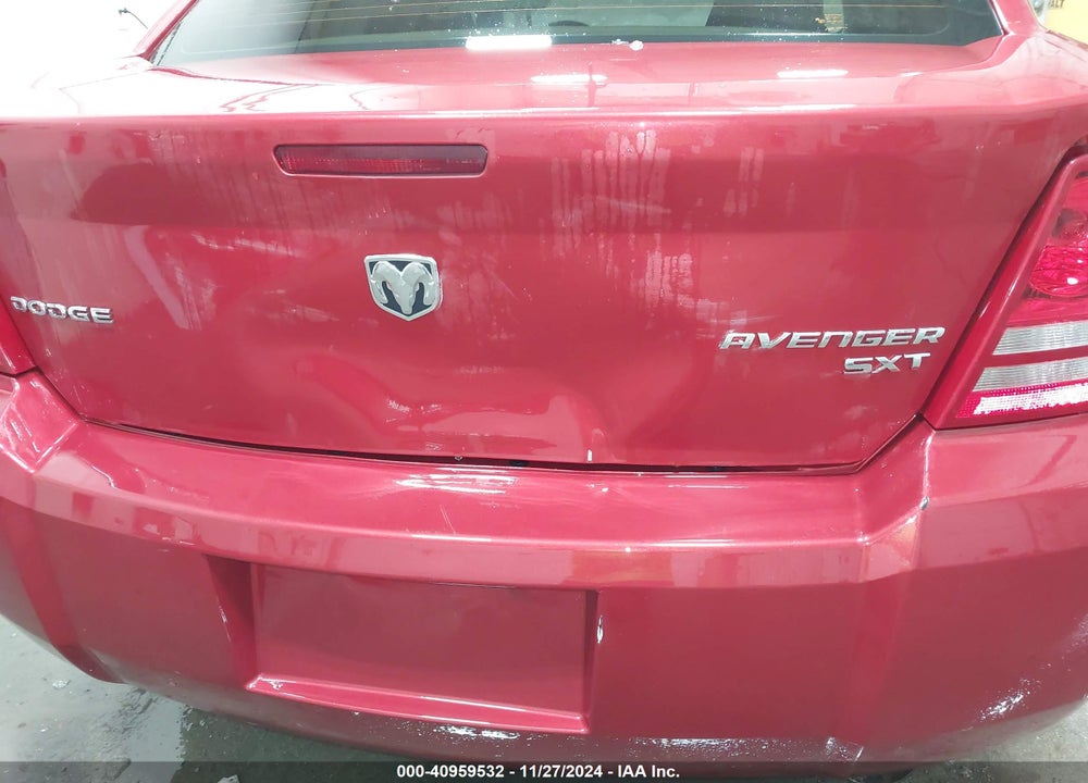 2010 DODGE AVENGER SXT VIN: 1B3CC4FB8AN113611