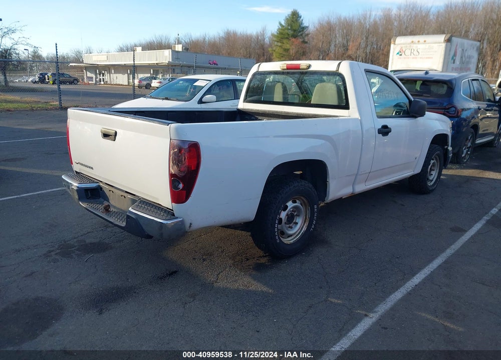 2008 CHEVROLET COLORADO WORK TRUCK VIN: 1GCCS14E788133547