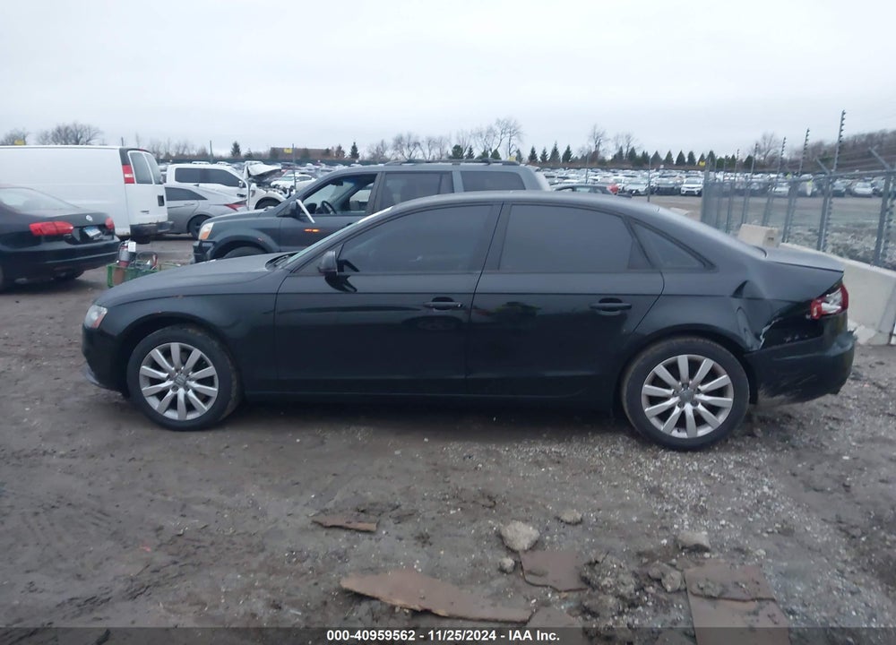 2014 AUDI A4 2.0T PREMIUM VIN: WAUAFAFL2EN019425