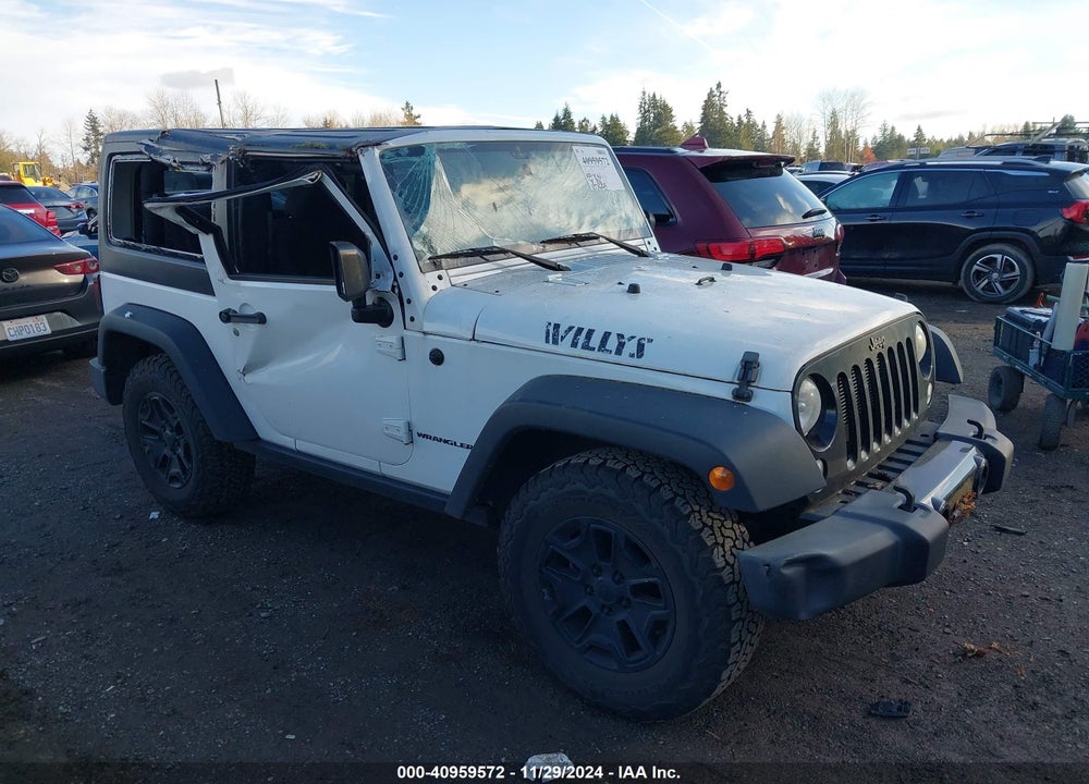 2015 JEEP WRANGLER WILLYS WHEELER VIN: 1C4GJWAG5FL694962