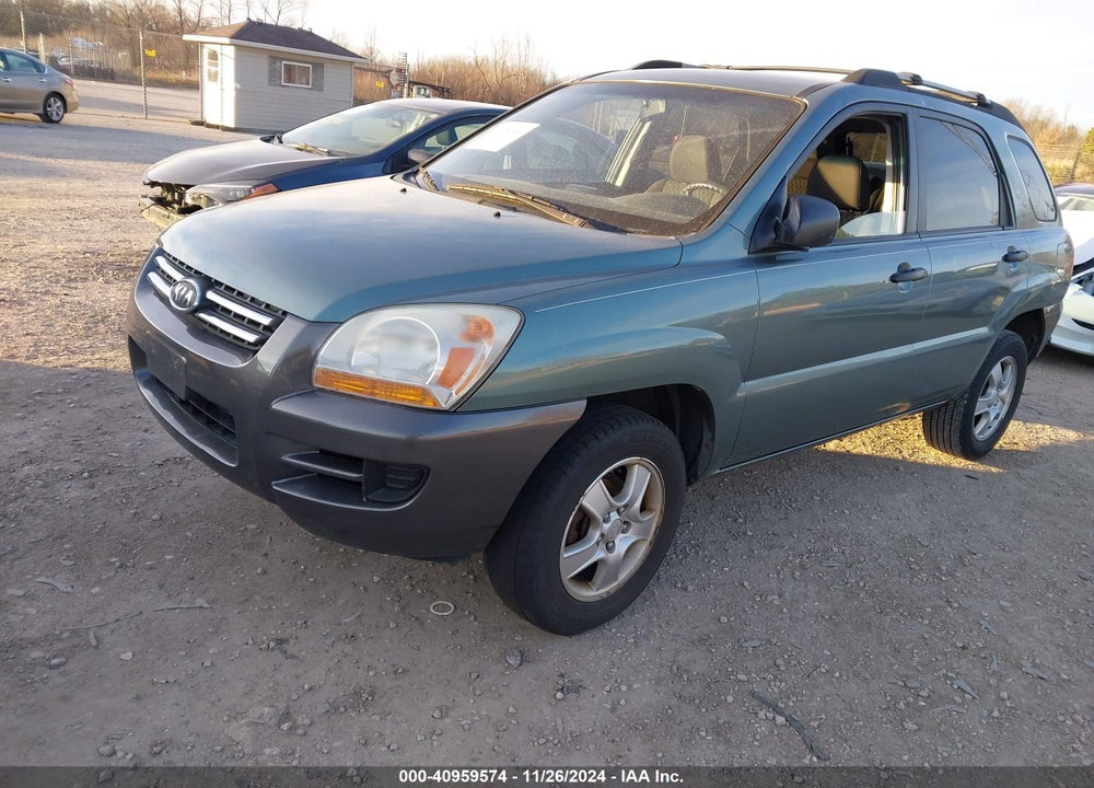 2007 KIA SPORTAGE LX VIN: KNDJF724977432759