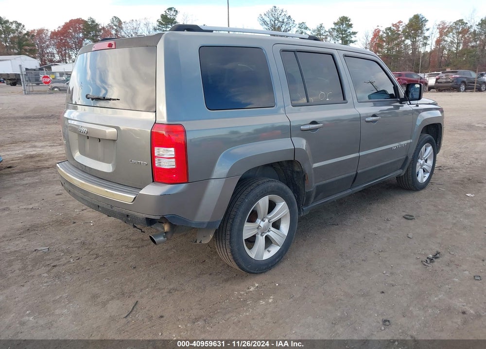 2012 JEEP PATRIOT LIMITED VIN: 1C4NJRCB2CD513154
