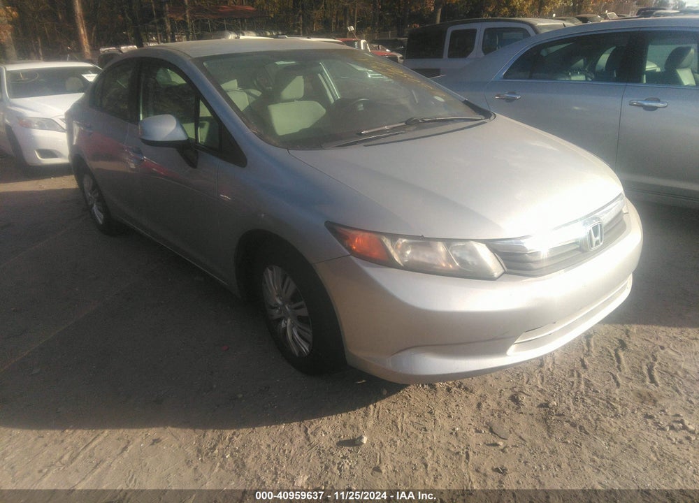 2012 HONDA CIVIC LX VIN: 19XFB2F50CE037564
