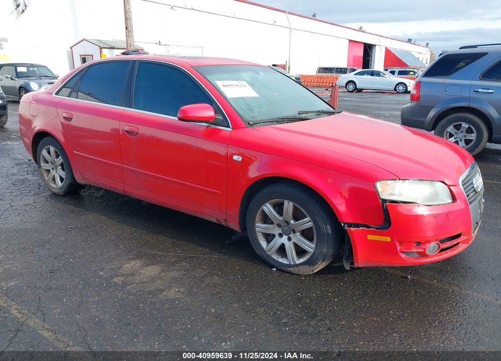 2007 AUDI A4 2.0T VIN: WAUDF78E67A103076