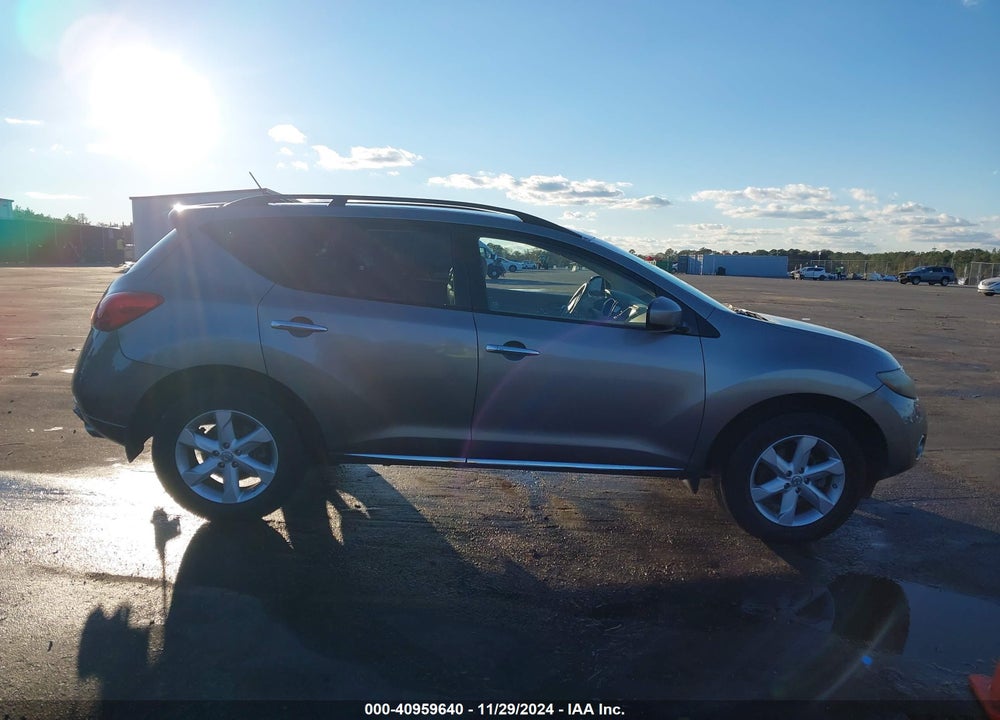 2009 NISSAN MURANO SL VIN: JN8AZ18U19W029318