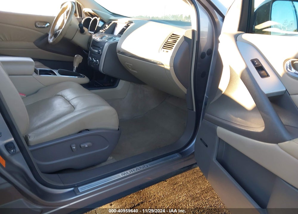 2009 NISSAN MURANO SL VIN: JN8AZ18U19W029318