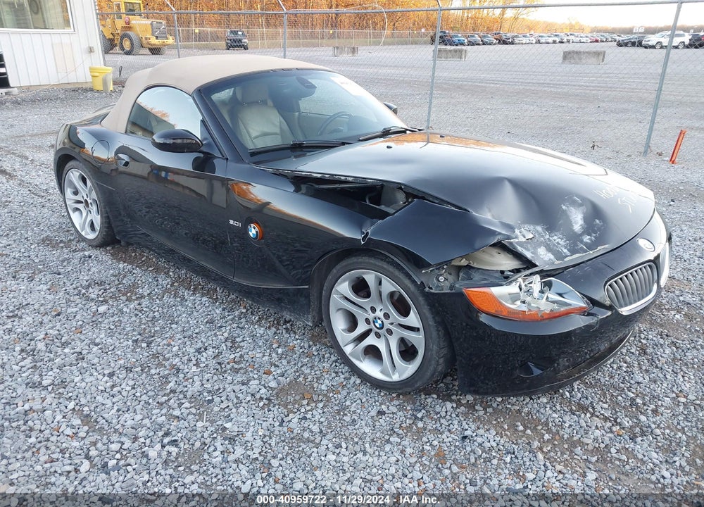 2003 BMW Z4 3.0I VIN: 4USBT53493LU02222