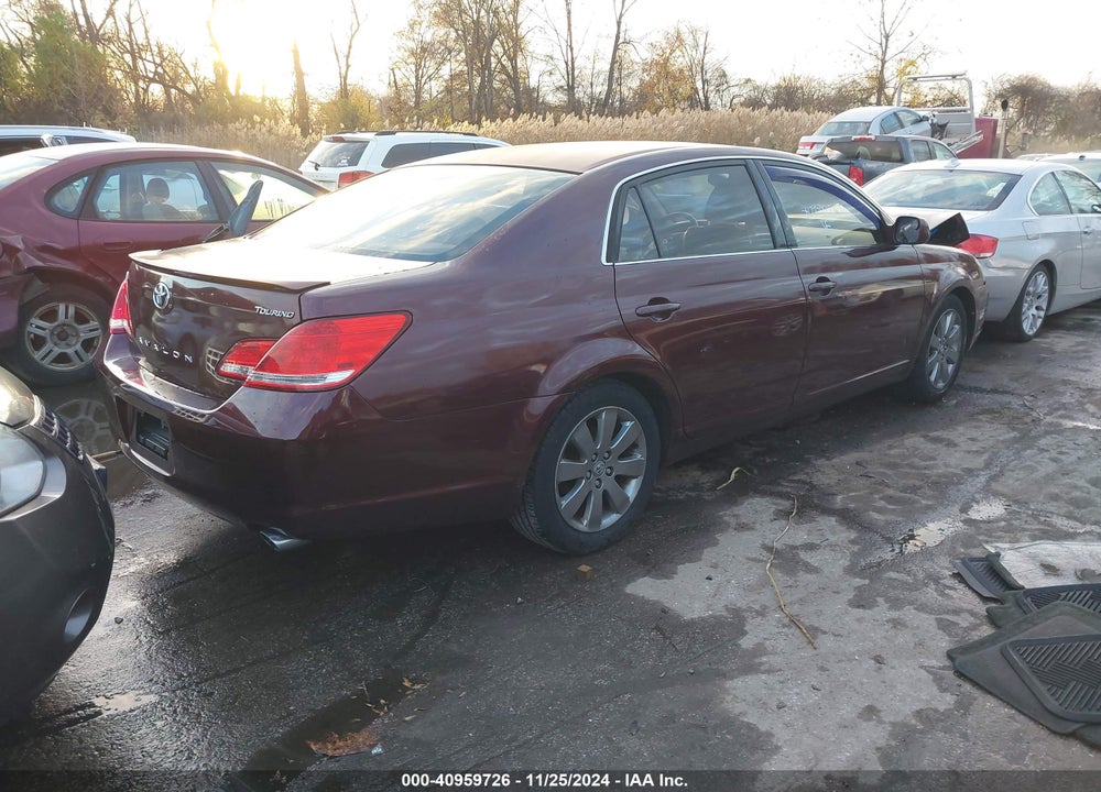 2006 TOYOTA AVALON TOURING VIN: 4T1BK36B06U161233