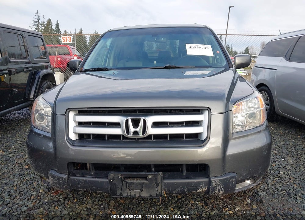 2007 HONDA PILOT EX-L VIN: 2HKYF18607H533298