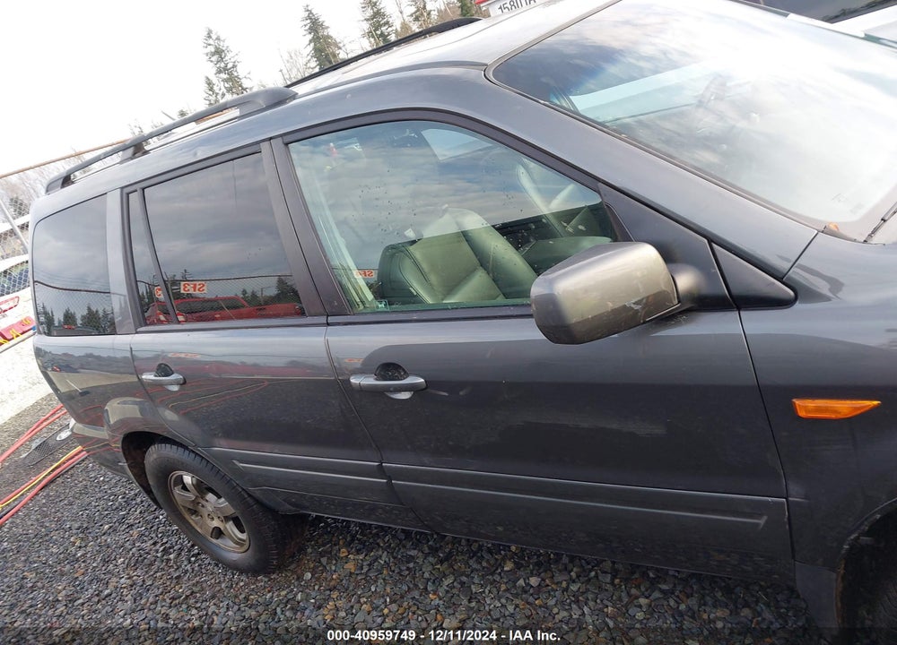 2007 HONDA PILOT EX-L VIN: 2HKYF18607H533298