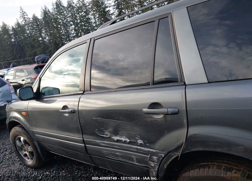 2007 HONDA PILOT EX-L VIN: 2HKYF18607H533298