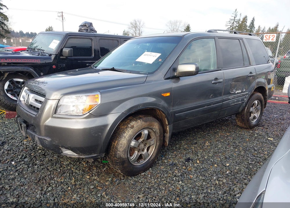 2007 HONDA PILOT EX-L VIN: 2HKYF18607H533298