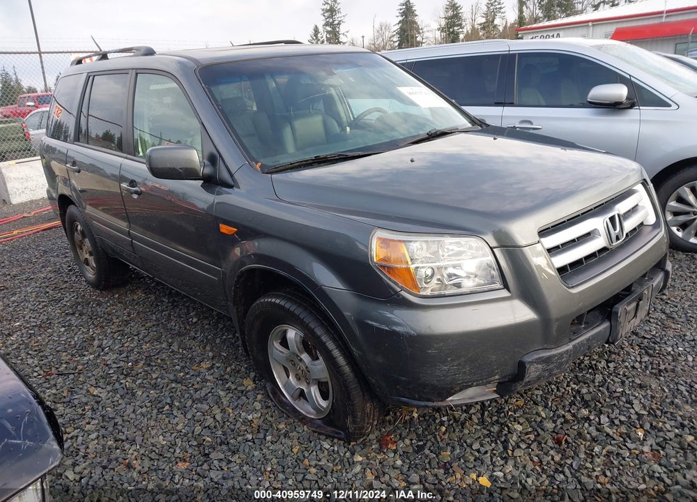 2007 HONDA PILOT EX-L VIN: 2HKYF18607H533298
