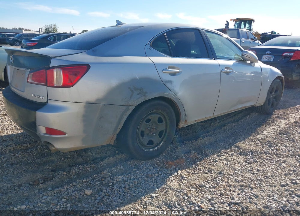 2011 LEXUS IS 250 VIN: JTHBF5C29B5155622