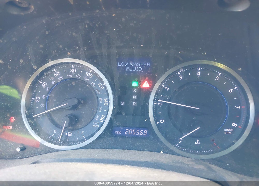 2011 LEXUS IS 250 VIN: JTHBF5C29B5155622