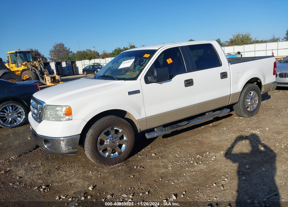 2008 FORD F-150 LARIAT/XLT VIN: 1FTPW12V38FB00789