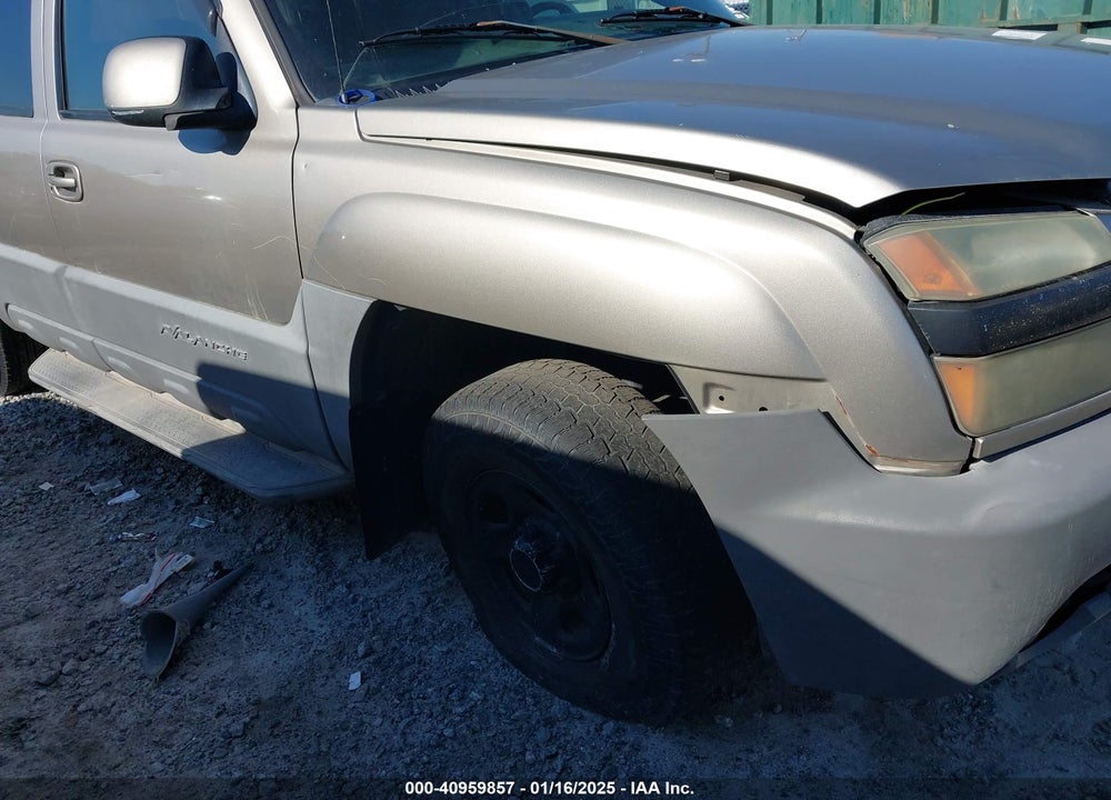 2002 CHEVROLET AVALANCHE 1500 VIN: 3GNEC13TX2G309294